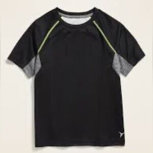 Old Navy Active Kids Black and Gray Performance T-Shirt